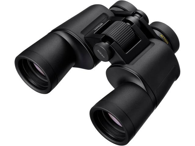 Action 8x42 Binocular Multilayer-Coated Optics, Bright, Wide View, 8X Power, Turn-and-Slide Adjustable eyecups and Tripod-Ready Porro-Prism Design