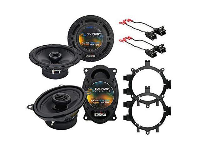 HA-R5 Compatible with Chevy Silverado Pickup 1999-2006 Car Stereo Rhythm Series 5.25' Replacement 225W Speakers, HA-R46 4x6 120W Speakers and.