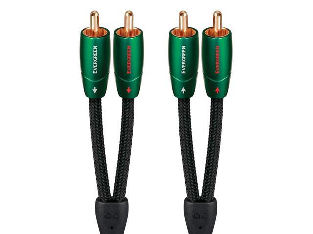 Evergreen Stereo Cable with 4 RCA Connectors, 0.6 m