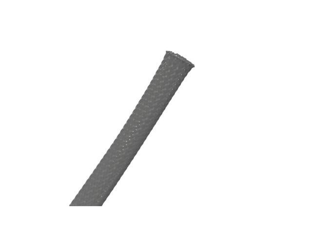 PET Expandable Braided Sleeving - 1-3/4 Inch - 50 Feet Long - Gray Cable Sleeve Automotive Wire Loom, Cable Wrap, Cord Protector from Pets, Cable...