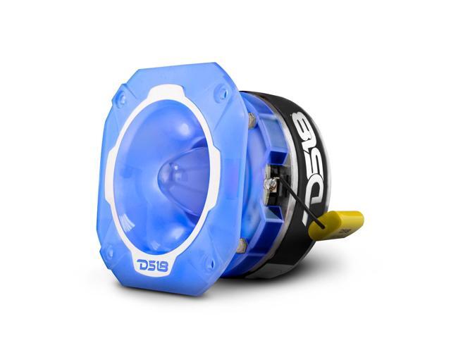 PRO-TW3L RGB Alluminum Super Bullet Tweeter and Bullet- 1.5' Voice Coil, Polycarbonate Body and Bullet, 250W RMS, 4 Ohms, Built in Crossover - 1...