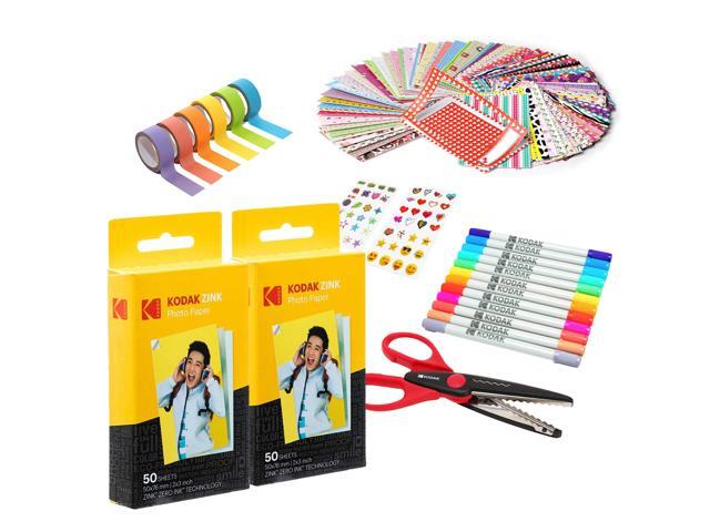2x3 Premium Zink Paper 100 Pack Scrapbook Bundle