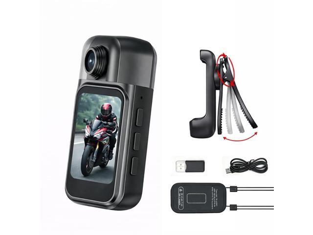 Mini Body Camera, 1080P HD Wearable Action Camera with Touch Screen, Wide Angle, Magnetic Clip-On POV Cam, 150° Wide Angle, App Remote Live...