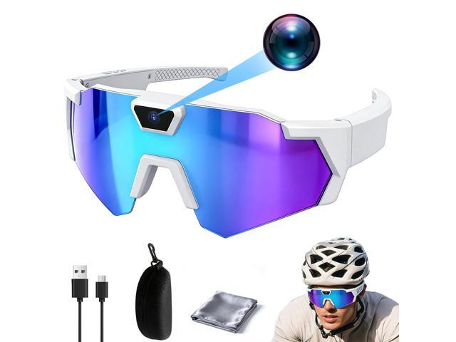 4K HD Baseball Sunglasses with Camera, Outdoor Activity Recording Audio Video Action Smart Glass for Men Women Action Sports for Cycling Hiking (No.