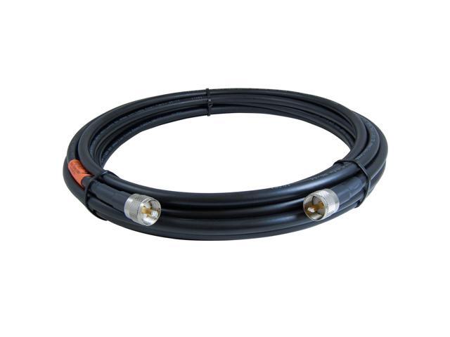 RG-213/U MILSPEC - 20 Feet Long - UHF Male - PL-259 - for Ham and CB