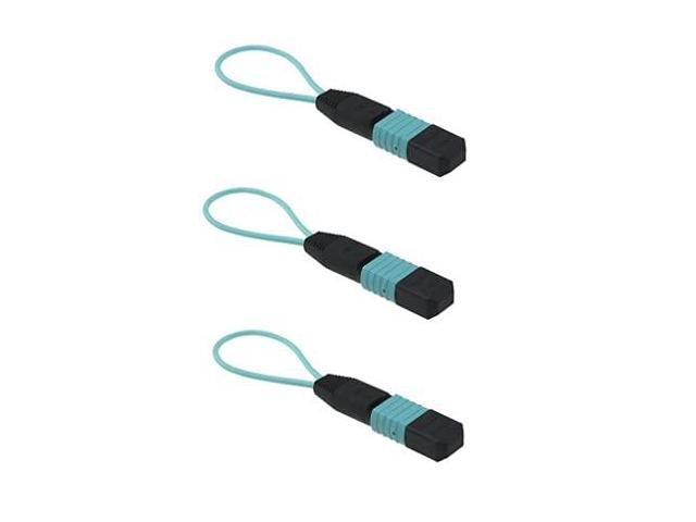 MPO/MTP Loopback Test Cable - Multimode (OM2 OM3 OM4) 10GB 40GB 100GB - 3 Pack