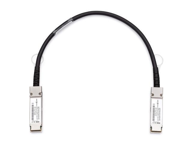 Compatible with Meraki MA-CBL-40G-50CM QSFP+ to QSFP+ Twinax Stacking Cable 40G 0.5M 50cm Passive DAC MA-CBL-40G-50CM-HPC