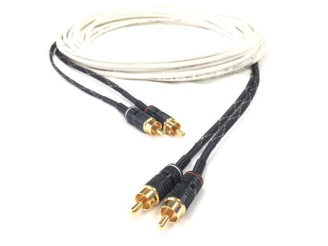 125 Foot Stereo RCA Plenum CL3P Audio Cable Male to Male 31092P