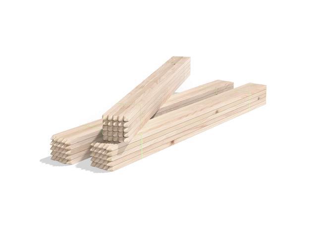 5 Ft. Wooden Garden and Sign Post Stakes (75-Pack)