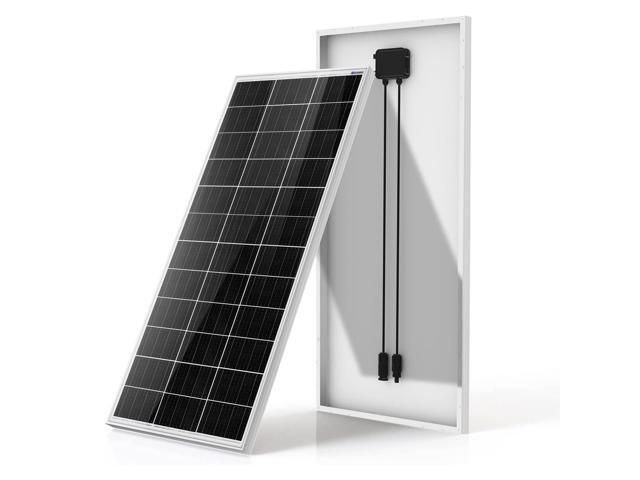 N-Type 195 Watt Solar Panel 12 Volt Monocrystalline Solar Panel 25% High Efficiency PV Module Power Charger for Sunsheds, Canopies, RVs, Farms and.