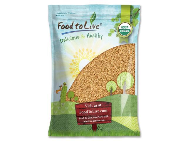 Organic Clover Seeds for Sprouting, 15 Pounds Non-GMO, Pure, Vegan, Kosher, Bulk. Edible Seeds. Rich in Vitamins, Minerals, Fiber. Great for...