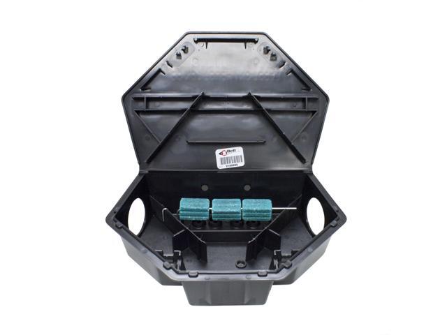 Bell Labs PROTECTA Bait Station for Rats, Low Profile (LP) Black, CASE of SIX