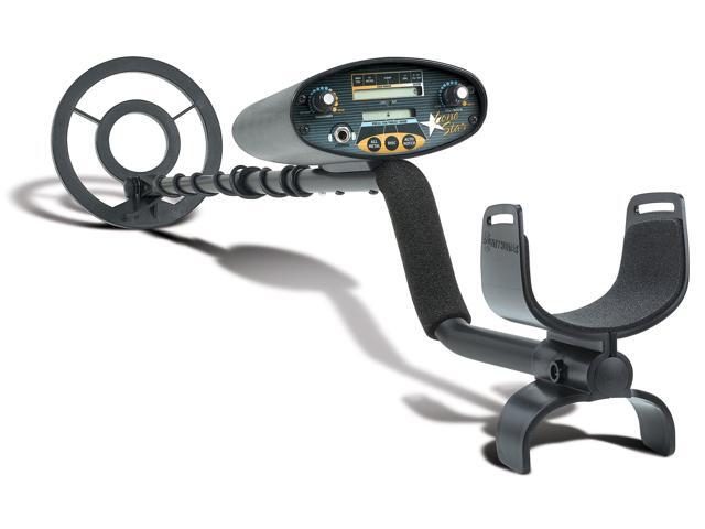 Lone Star Pro Metal Detector Kit for Adults & Kids 8' Waterproof Coil, Target ID, 3-Tone Audio, Depth Indicator + Carry Bag, Waist Pouch & Fiber.