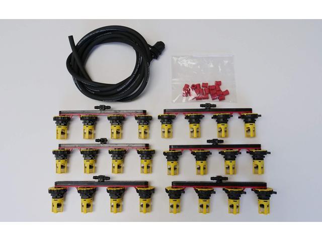 Pro-Fill Watering Systems for Golf Carts - 48V. kit for (6) 8V Batteries w/ 2.5' Cell spacing
