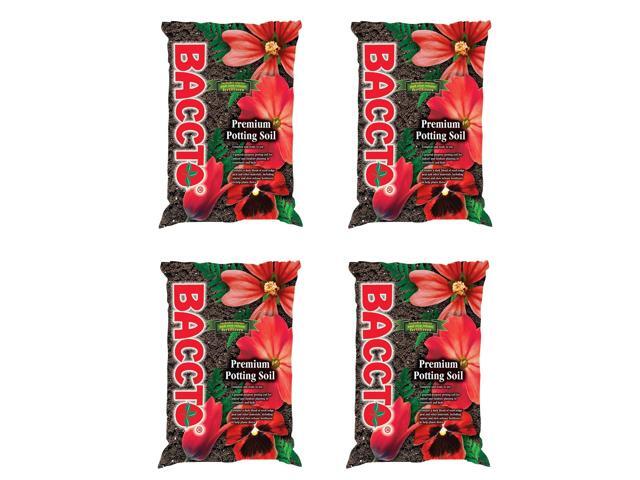 Michigan Peat 1225 Premium Potting Soil, 25-Pound (Four Pack)