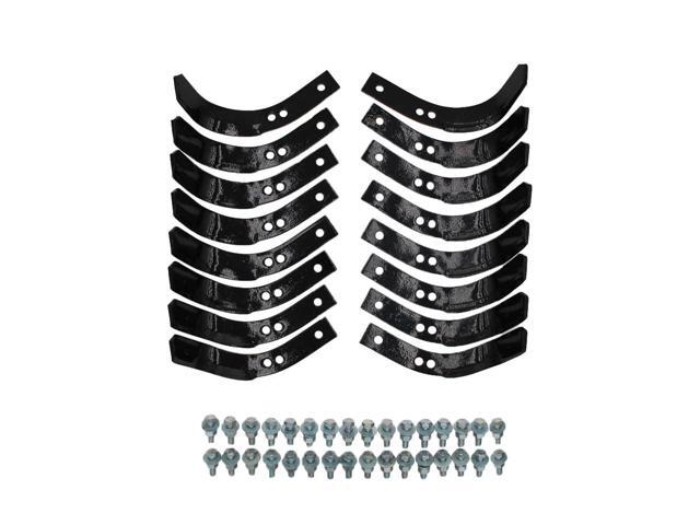 1901118 Replacement Troy-Bilt Tiller Tine Set w/Hardware fits Horse/Pony