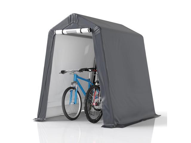 6' x 7' Outdoor Storage Shelter Shed- Heavy Duty Storage Tent with Roll-up Ventilated Windows, Portable Garage Storage shed for Bike, ATV,.
