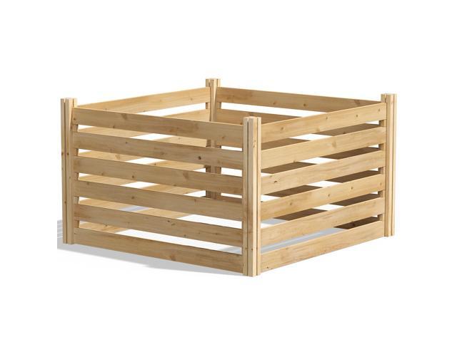 Premium Cedar Wood Composter, 36' L x 36' W x 31' H (3/4' Thick) / 173.92 gallons - Made in USA with North American Cedar