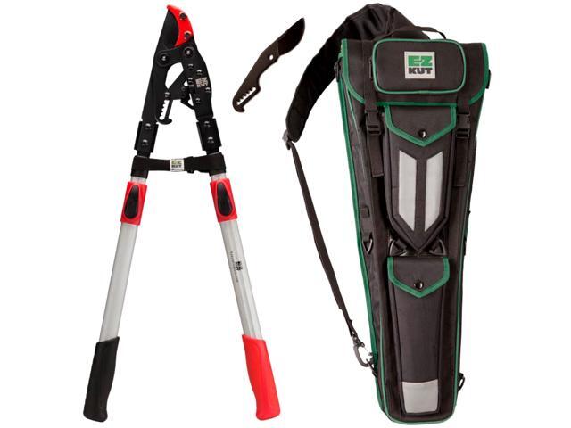 Tree Trimming Combo Kit Includes 42' Extendable Ratcheting Lopper + Sling Pak Sheath + Bonus Replacement Blade Heavy Duty Garden Tools Set,...