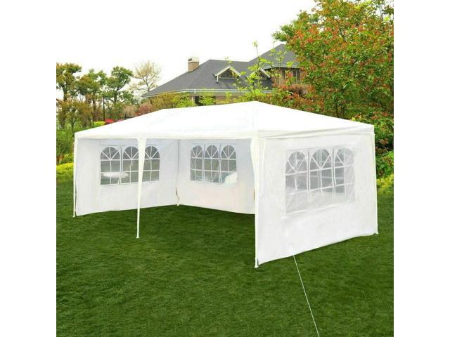 Outdoor 10 x 20 Feet Canopy Tent, Party Wedding Tent with Removable Walls, Portable Canopy Shelter Gazebo Pavilion for Event, Backyard, White Tent...
