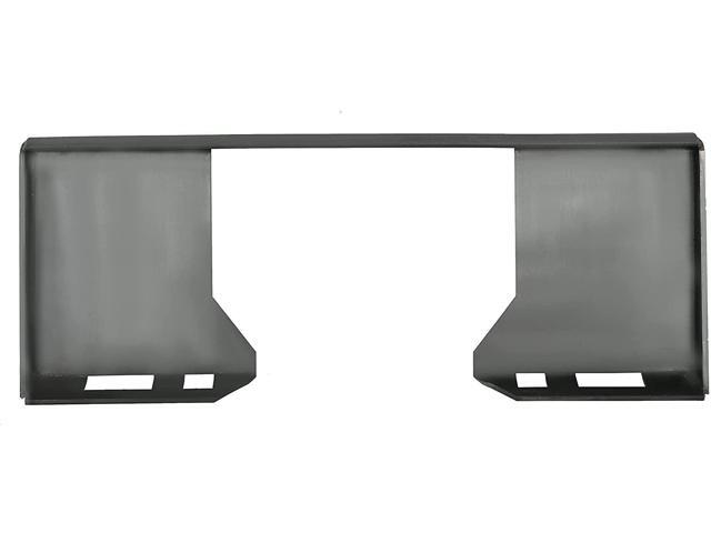 3/8' Thick Quick Tach Cut Out Mount Plate, Steel Skid Steer Quick Tach Attachment Adapter Plate Compatible with Bobcat, Kubota Tractors