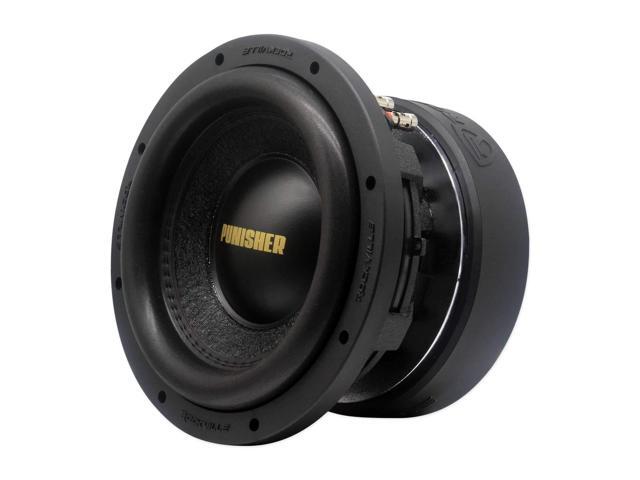 Punisher 15D1 15' 6000W/1500W Car Audio Subwoofer Dual 1-Ohm, 4-Layer Aluminum Voice Coil, Black Non-Pressed Paper Cone, Competition-Grade Bass