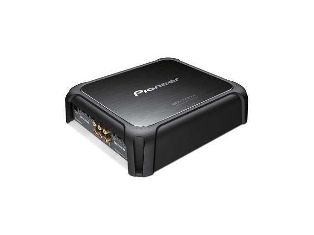 GM-DX874 1,200 Watts Class D Powerhouse Amplifier, 4-Channel Amp, Variable Low-Pass Filter, Compact Design, and Remote Bass Boost Control