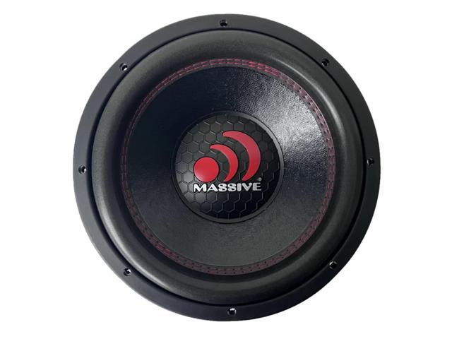 GTX124H - 12' 800 Watts RMS / 1600w MAX Dual 4 Ohm Subwoofer for Controlled deep bass