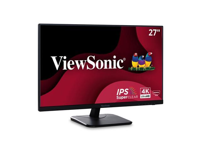 VA2756-4K-MHD 27 Inch 4K Monitor, IPS Display for Enhanced Home and Office Productivity, Ultra-Thin Bezels, HDMI, and DisplayPort Inputs