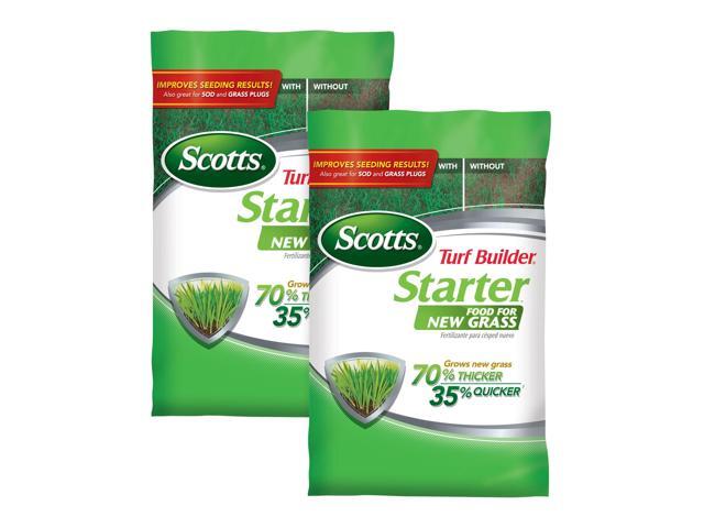 Turf Builder Starter Food for New Grass, 15 lbs. (2-Pack) Use When Planting Seed
