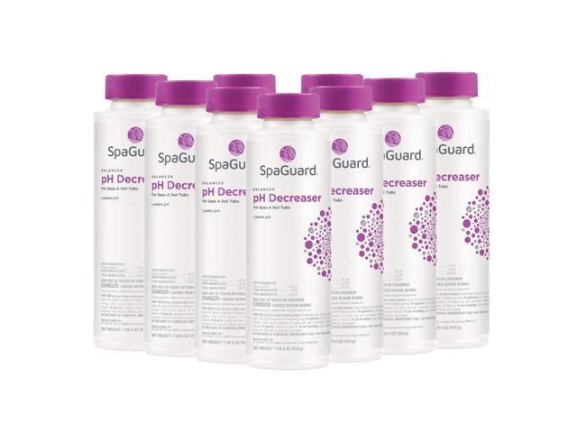 pH Decreaser, 22 oz, Pack of 9, Protects Spa and Equipment, Prevents Cloudy Water Due to Improper pH, Balances Water