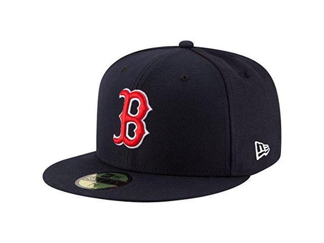 New Era 59FIFTY Boston Red Sox MLB Authentic Collection On-Field Fitted Cap, Navy, Size 7, 70331911
