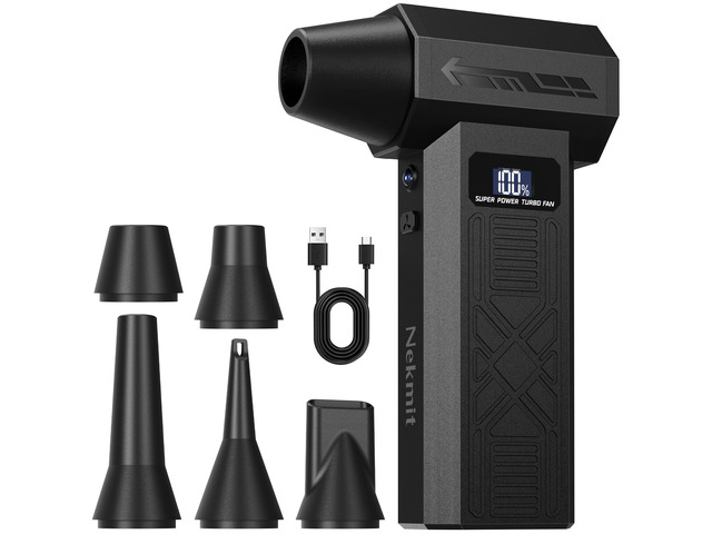 Compressed Air Duster - 200000RPM Super Power Electric Air Duster, 4-Gear Adjustable Mini Blower with Fast Charging, Dust Blower for Computer,...