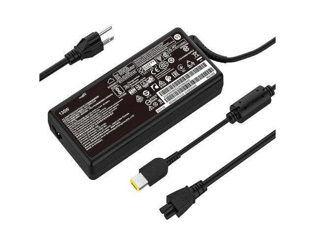 135W Charger Fit for Lenovo Legion Y530 Y730 Y520 Ideapad Y700 Gaming 3 Slim 7 ThinkPad T15p X1P 15v T440P T540 Yoga Slim 7 C940 S740 720 S740 20V...