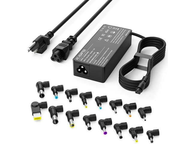 90W Universal Laptop Charger Compatible with HP Dell Asus Lenovo Acer Sony Gateway Notebook Ultrabook AC Adapter Chromebook Power Supply Cord with...