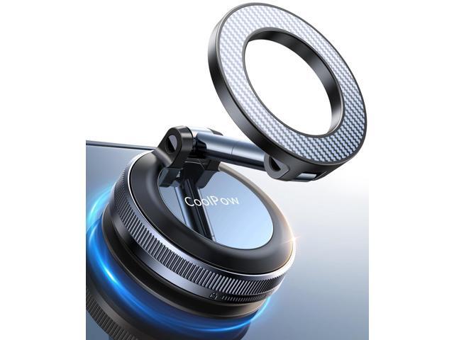 CoolpowNewest Vacuum Magnetic Phone Holder for Car Phone Holder MountMovable Vacuum SuctionMagsafe Car Mount Cell Phone Holders for Your Car...