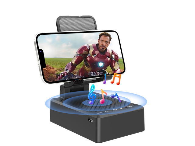 Gifts for Dad Mom Boyfriend,Cell Phone Stand with Wireless Bluetooth Speaker,HD Surround Sound Bluetooth Speaker for Home Kitchen and Outdoors...