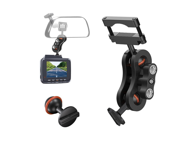 Dash Cam Mount, Aluminum Rearview Mirror Bracket Installation Kit, for Rove R2-4K, R2-4K PRO and R2-4K Dual Car Dash Cams