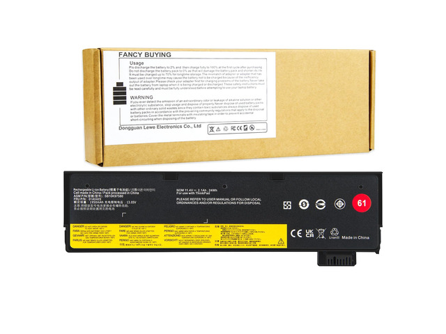 01AV423 01AV452 Laptop Battery Replacement for Lenovo ThinkPad T570 T580 T470 T480 P51S P52S TP25 A475 A485 01AV422 01AV424 01AV490 4X50M08810...