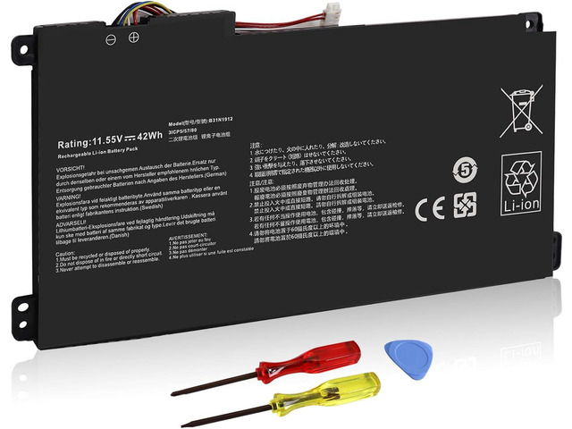 42Wh B31N1912 C31N1912 Replacment Laptop Battery for ASUS VivoBook 14 15.6' E410 E410MA E410M L410MA E410KA F414MA E510 E510M E510MA E510KA L510...