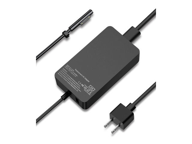 Surface Charger 44W 15V 2.58A Power Supply AC Adapter Charger for Microsoft Surface Pro 3/4/5/6/7, Surface Laptop 3/2/1, Surface Go/Book, with 6ft...