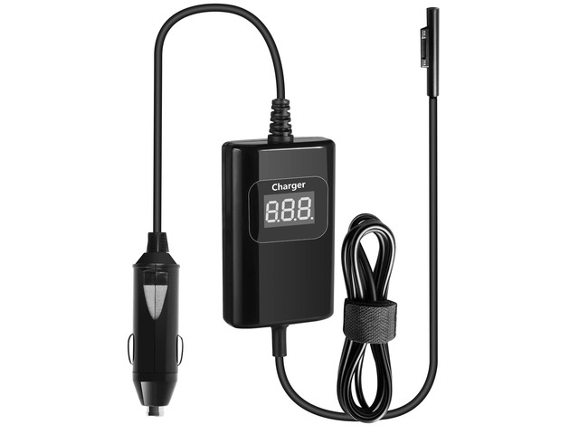 65W Surface Car Charger for Microsoft Surface Pro 9, 8, 7+, 7, 6, 5, 4, 3, X, Windows Surface Laptop 5, 4, 3, 2, 1 Studio, Surface Go Tablet,...