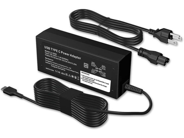 65W USB-C Power Adapter Compatible with HP ProBook 465 445 460 440 450 455 G11 G10 Fortis 14 inch G11 G10 G9/ProBook 635 Aero G7 Notebook PC Wolf...