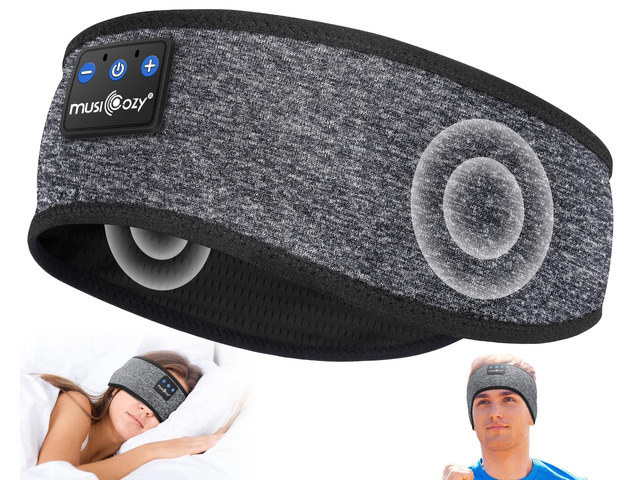 Bluetooth 5.4 Sleep Headphones Headband Sports Wireless Audio Earbuds 2 in 1 Design with Breathable Stretch Fabric, HD Stereo Sound Speakers for...