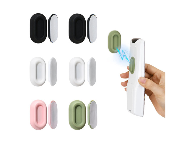 Magnetic Remote Control Holder Wall Mount - 6 Pcs Multicolor No Drill Self-Adhesive Organizer, For Air Conditioner & TV Remotes, Storage Caddy for...