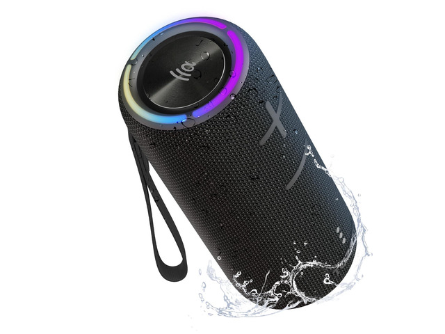 Bluetooth Speakers, 30W Stereo HD Sound, Poratble Speaker for Bike IPX7 Waterproof, Big Audio, Bass, TWS Pairing, 8H, AUX, Blue tooth bocinas,...