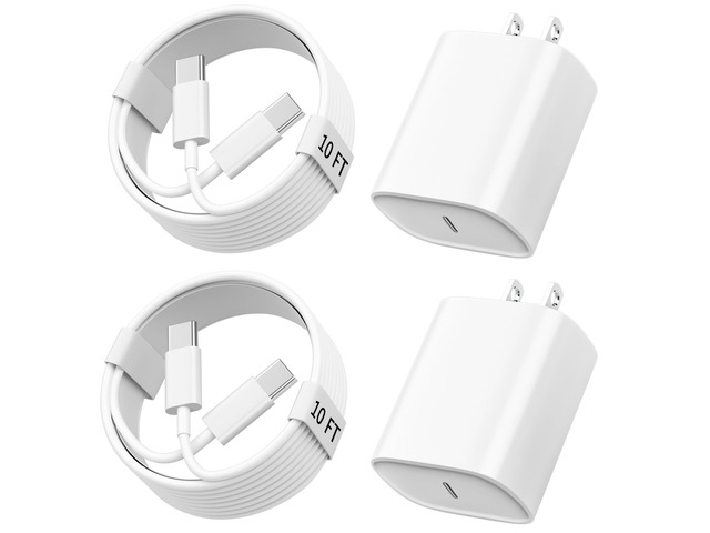 iPhone 17 16 15 Charger Fast Charging, 10 FT Long USB C Charger Cord with 20W Type C Fast Phone Charging Block for iPhone 17/17 Pro/17 Pro max/Air,...