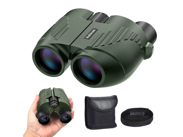 20x25 High Powered Binoculars for Adults,Green Compact HD Waterproof Durable and Clear BAK4 Prism FMC Lens,Suitable for Bird Watching,Sightseeing...