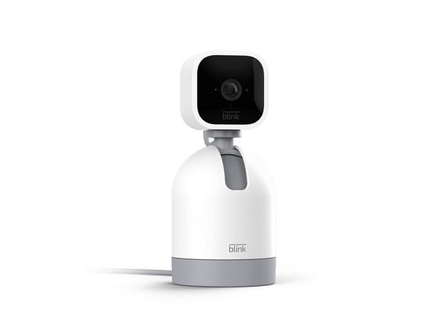 Blink Mini Pan-Tilt Camera (newest model), Rotating indoor plug-in smart security camera, two-way audio, HD video, motion detection, Works with...