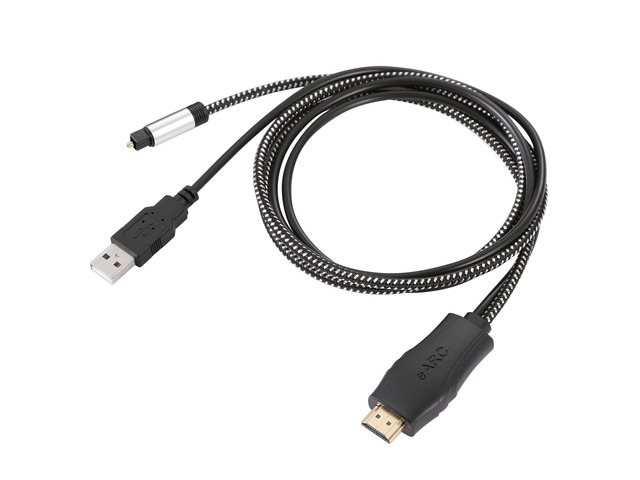 192KHz HDMI eARC/ARC to Optical Audio Converter for TV to Soundbar Plug & Play, 3.4ft/1.05m eARC to Optical Cable Audio Extractor, Support...